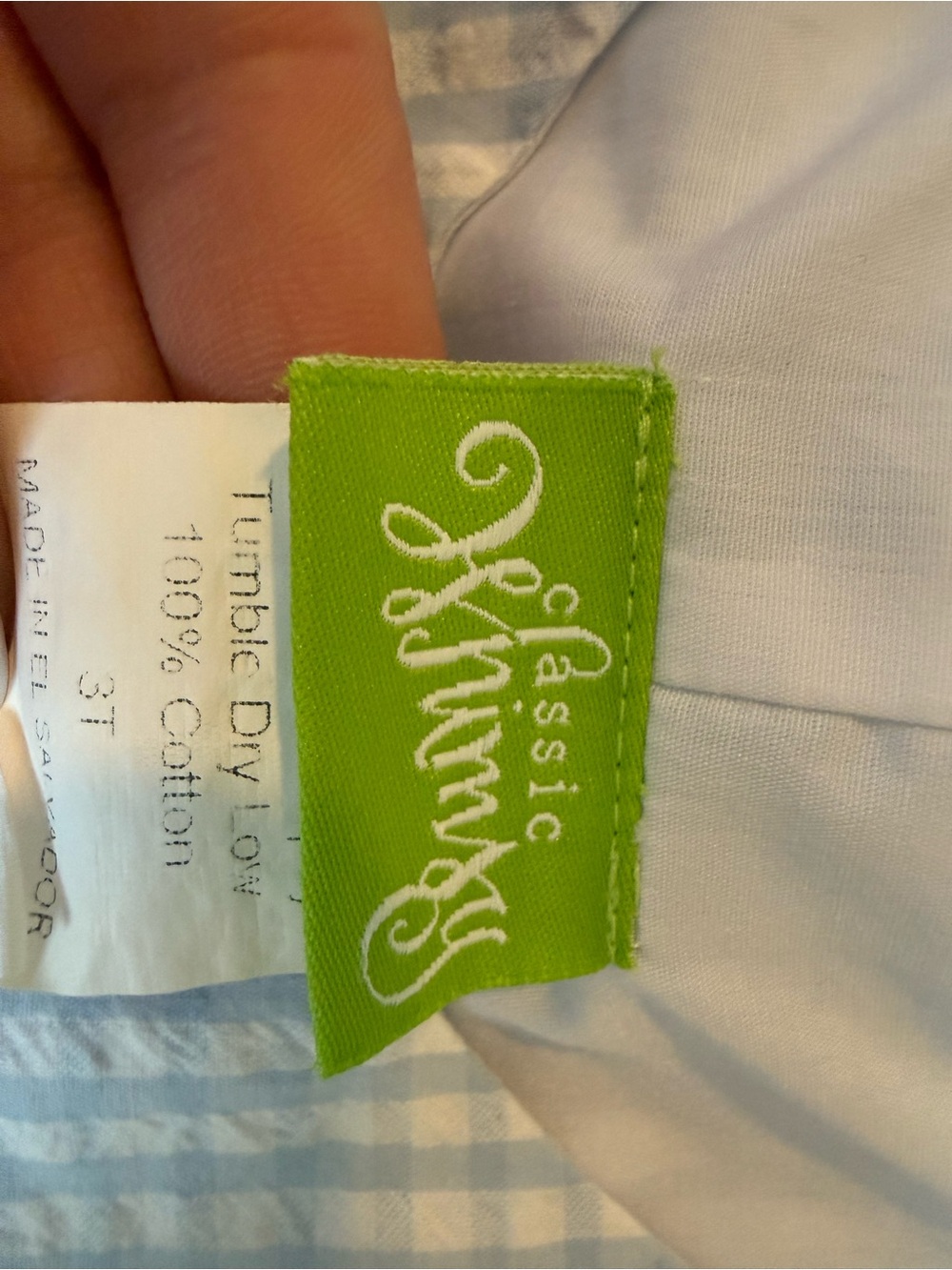 Classic Whimsy Jon-Jon size 3t - Picture 3 of 3
